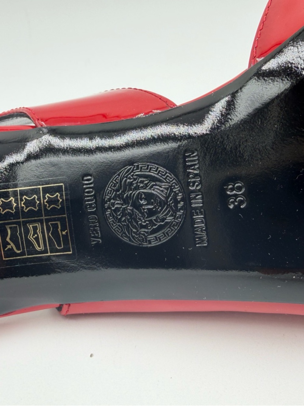 Versace La Medusa slingback pumps - 39 - Picture 9 of 9